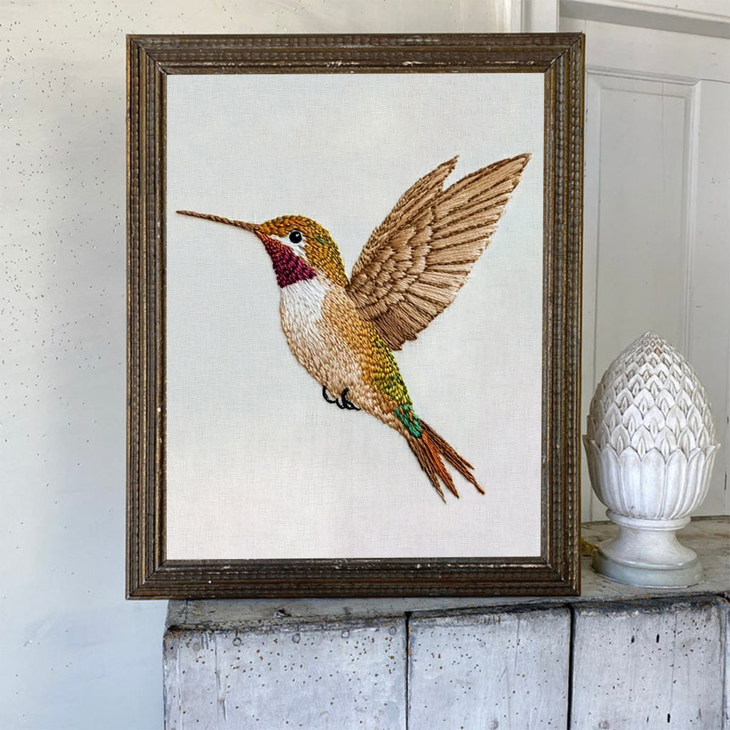 Rubbyoo Embroidery Kit-Golden Hummingbird - image 5