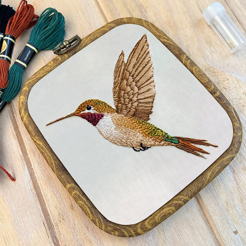 Rubbyoo Embroidery Kit-Golden Hummingbird - image 8