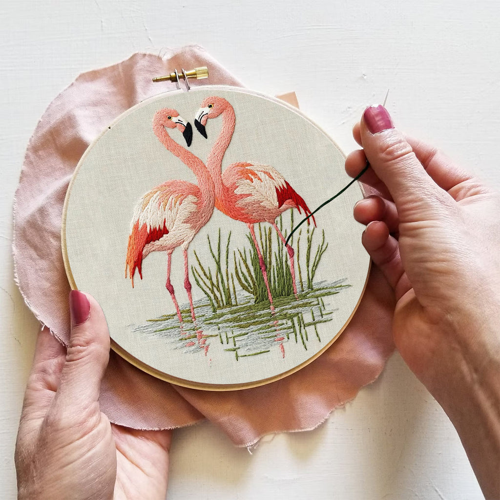Rubbyoo Embroidery Kit- Fabulous Flamingo - image 2