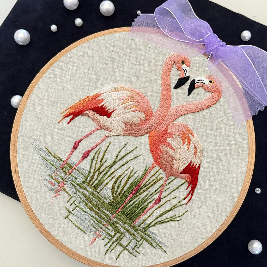 Rubbyoo Embroidery Kit- Fabulous Flamingo - image 7