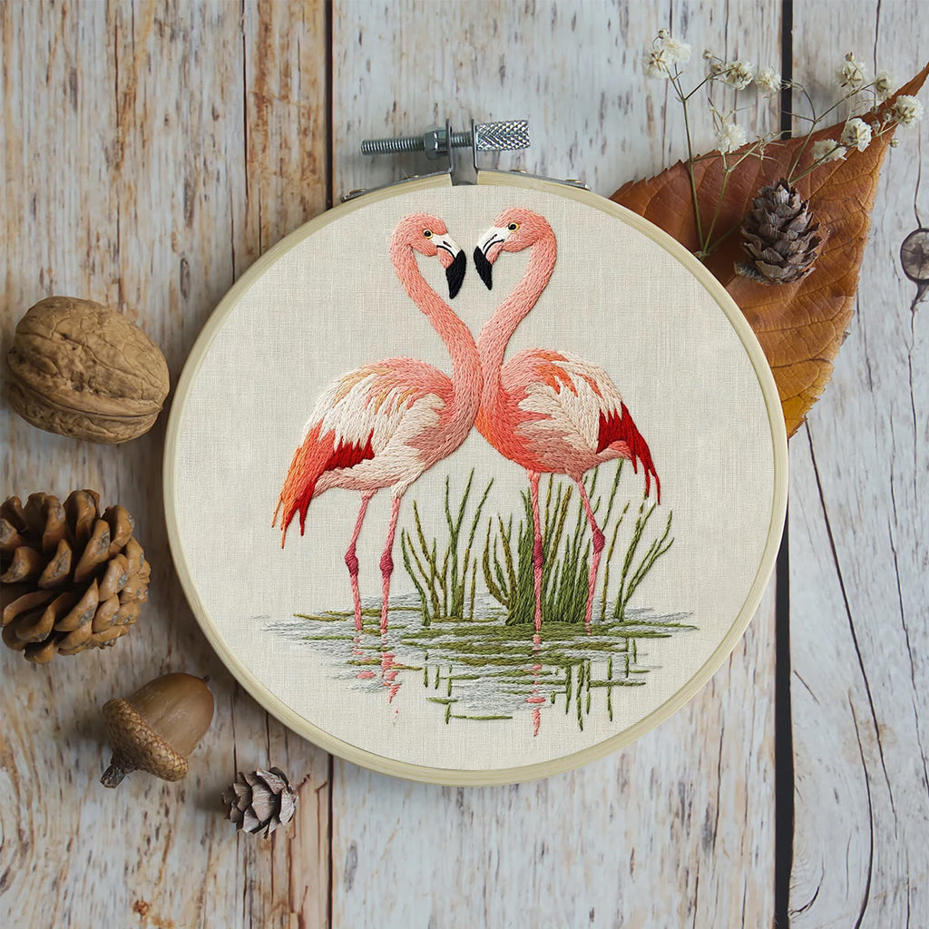 Rubbyoo Embroidery Kit- Fabulous Flamingo - image 5