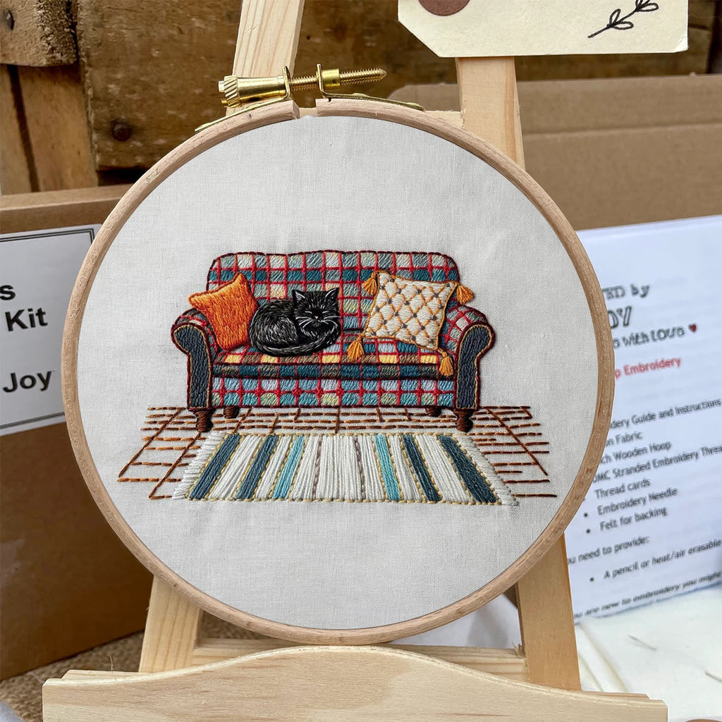 Rubbyoo Embroidery Kit-  Home Scene Cat  - image 5