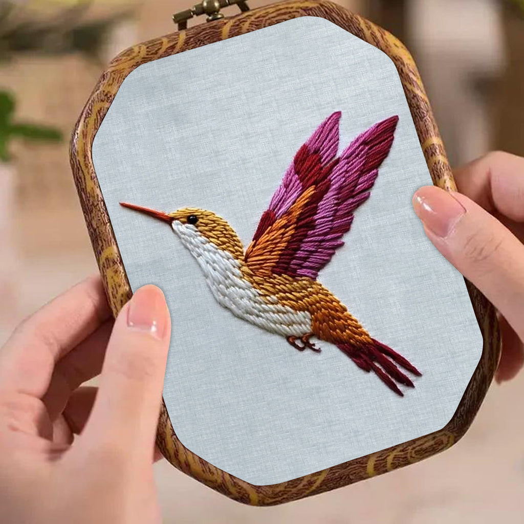 Rubbyoo Embroidery Kit-Flying Hummingbird - image 4