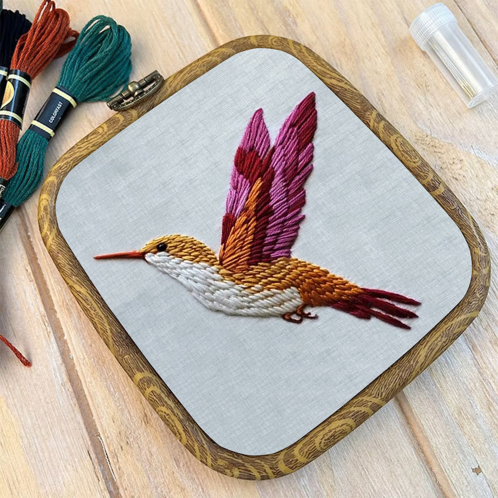 Rubbyoo Embroidery Kit-Flying Hummingbird - image 9