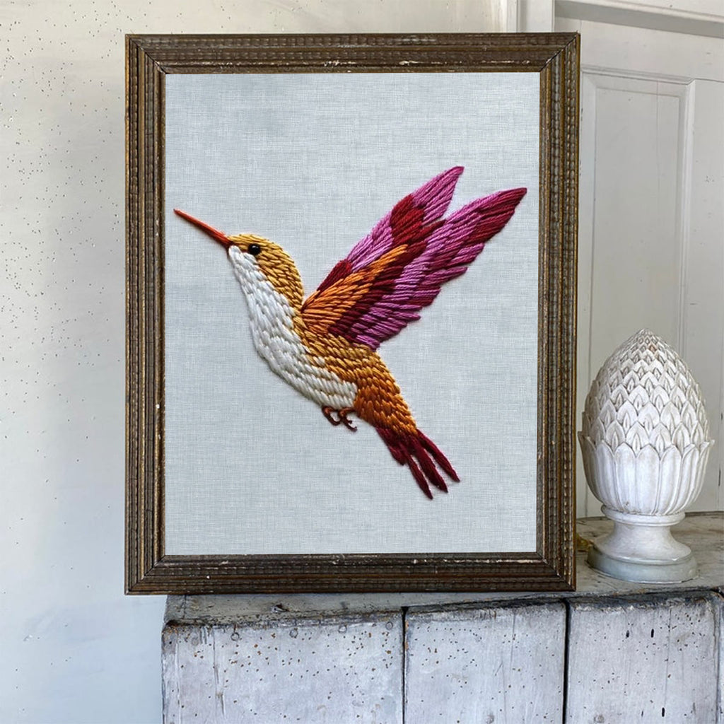 Rubbyoo Embroidery Kit-Flying Hummingbird - image 5