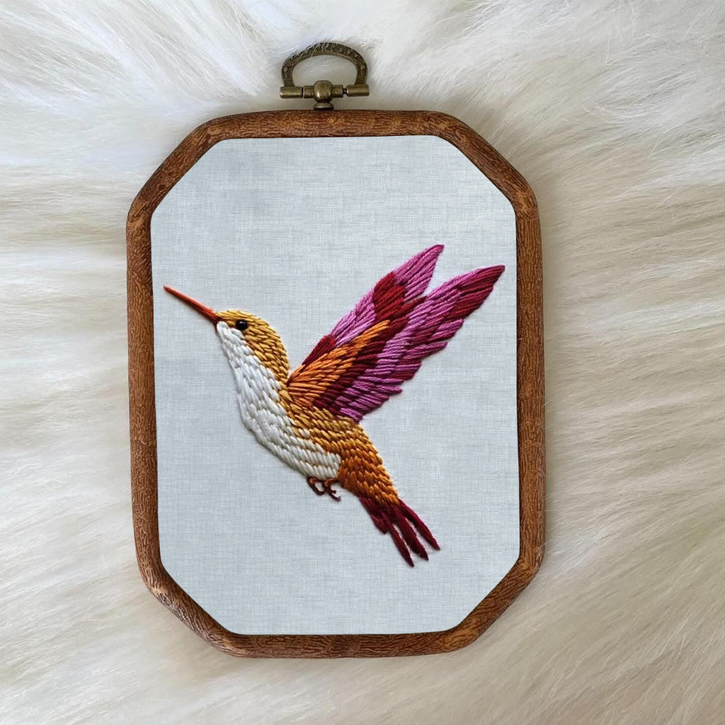 Rubbyoo Embroidery Kit-Flying Hummingbird - image 7