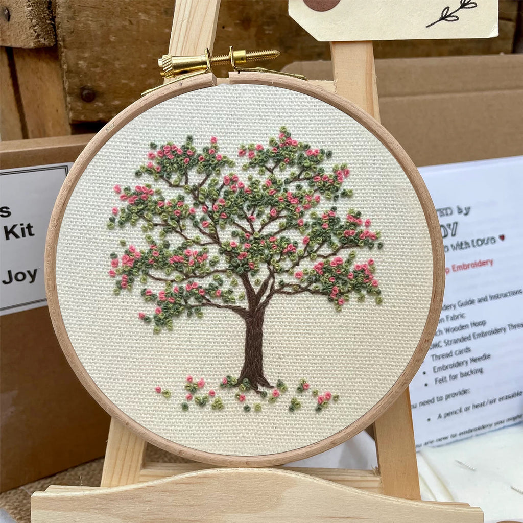 Rubbyoo Embroidery Kit-  Pink Flower Tree - image 5