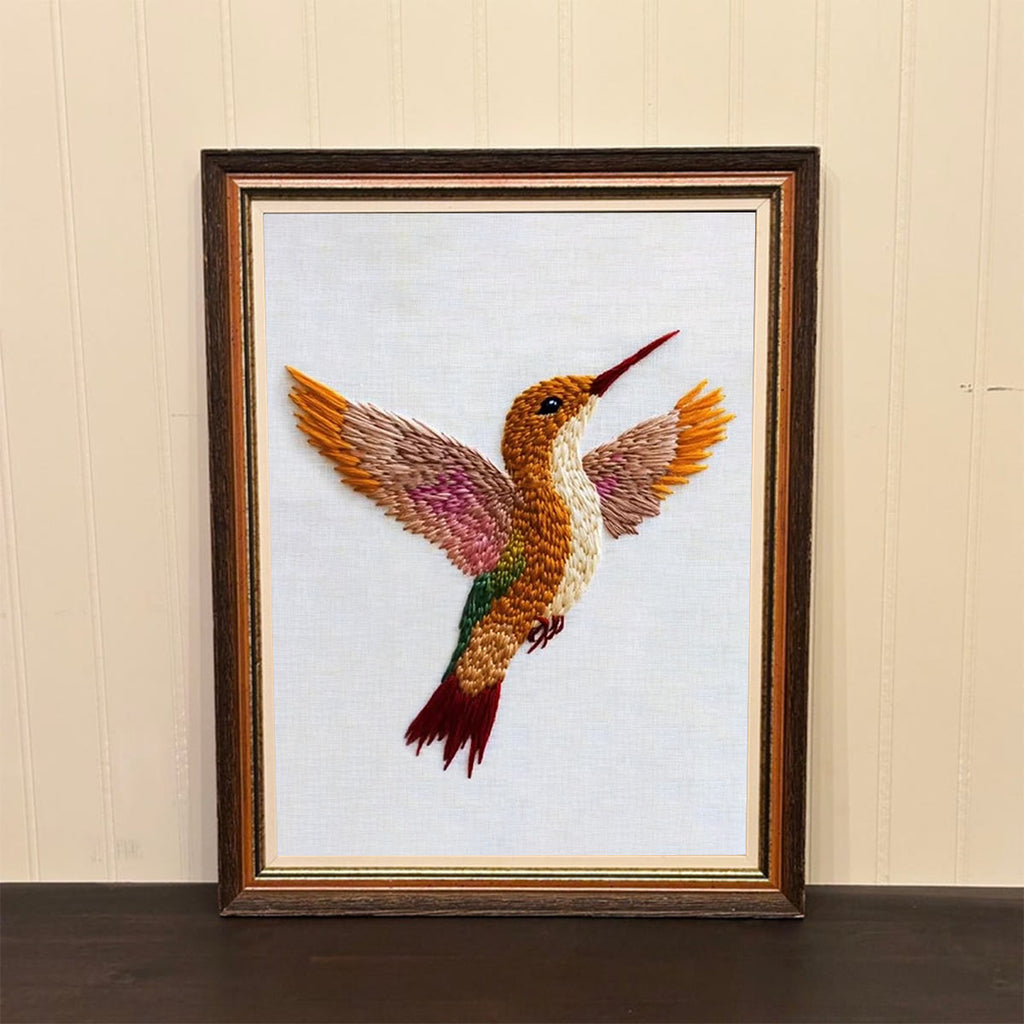 Rubbyoo Embroidery Kit-Elegant Hummingbird - image 1