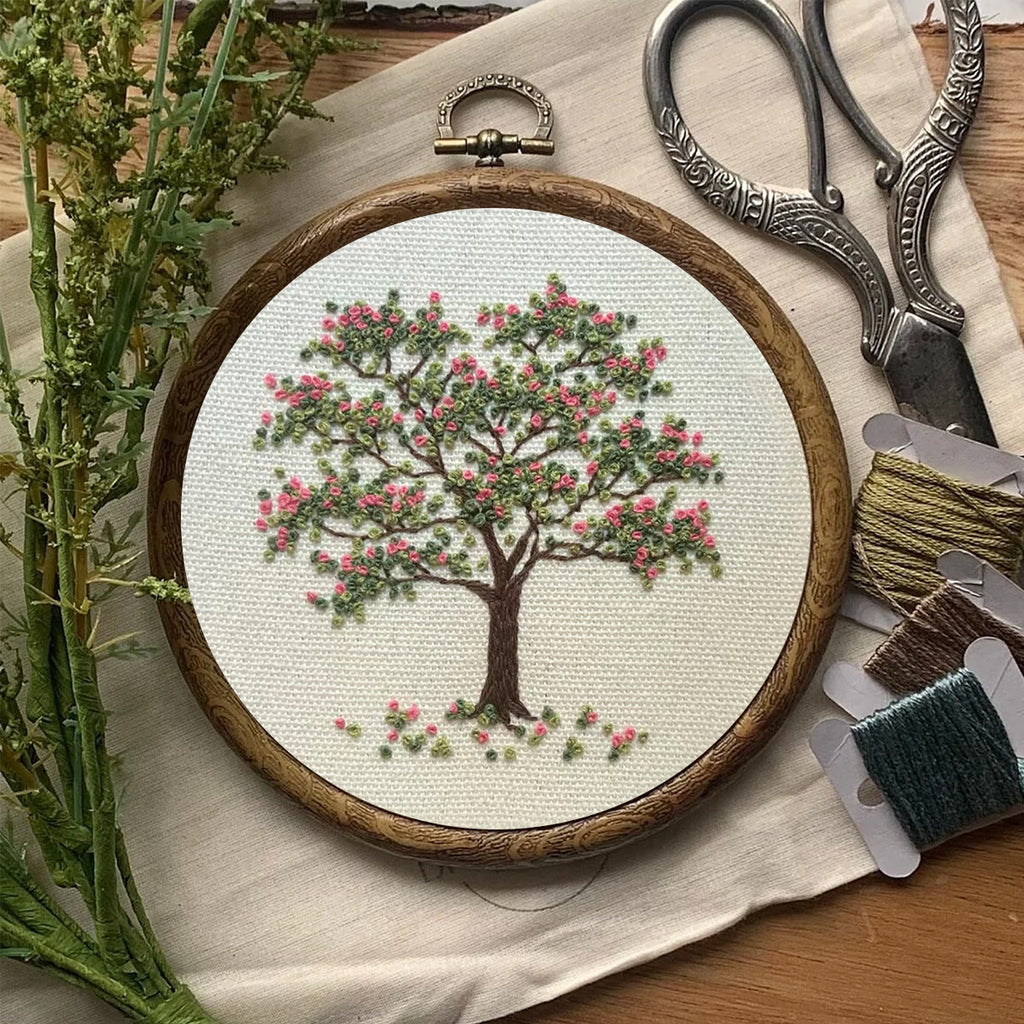 Rubbyoo Embroidery Kit-  Pink Flower Tree - image 7