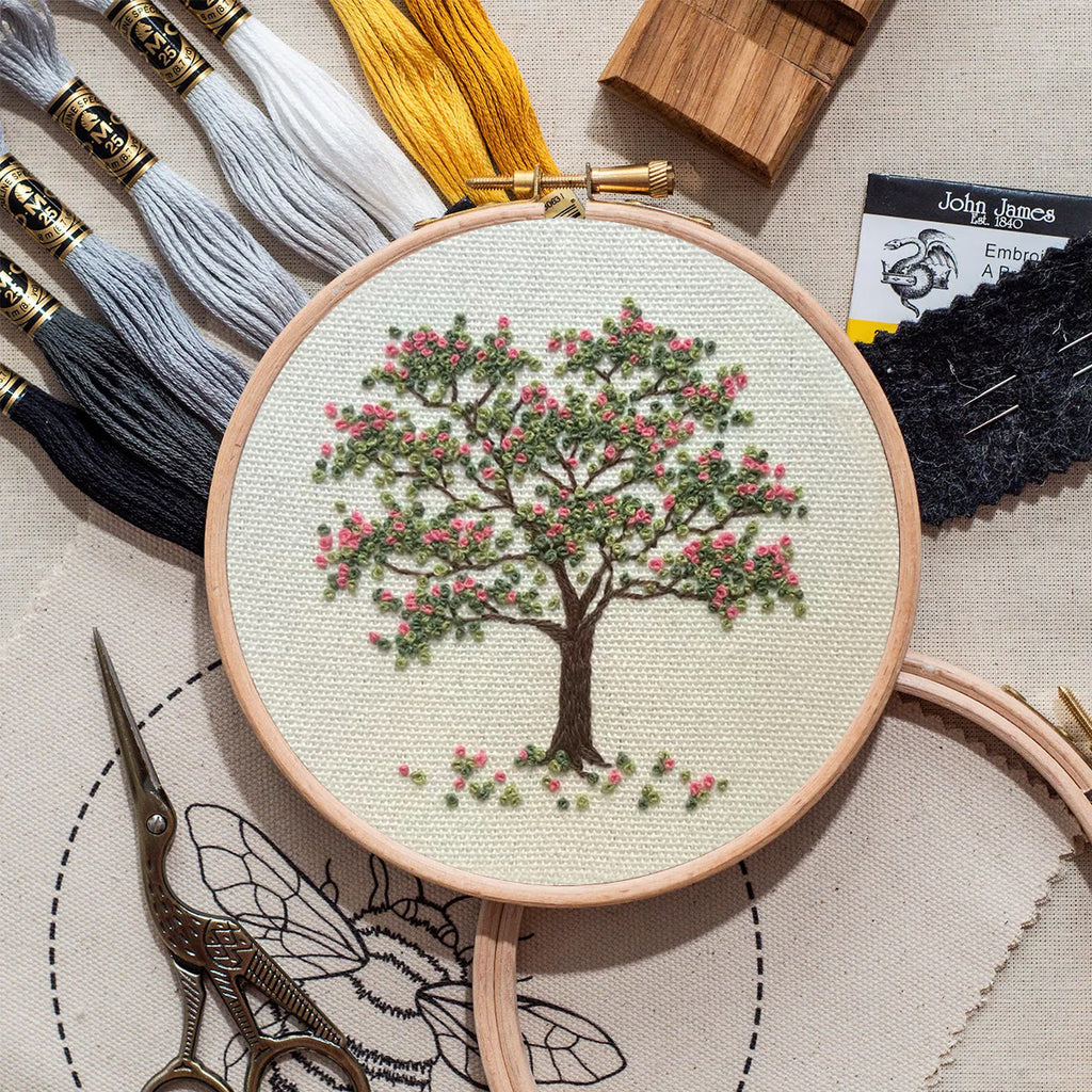 Rubbyoo Embroidery Kit-  Pink Flower Tree - image 8