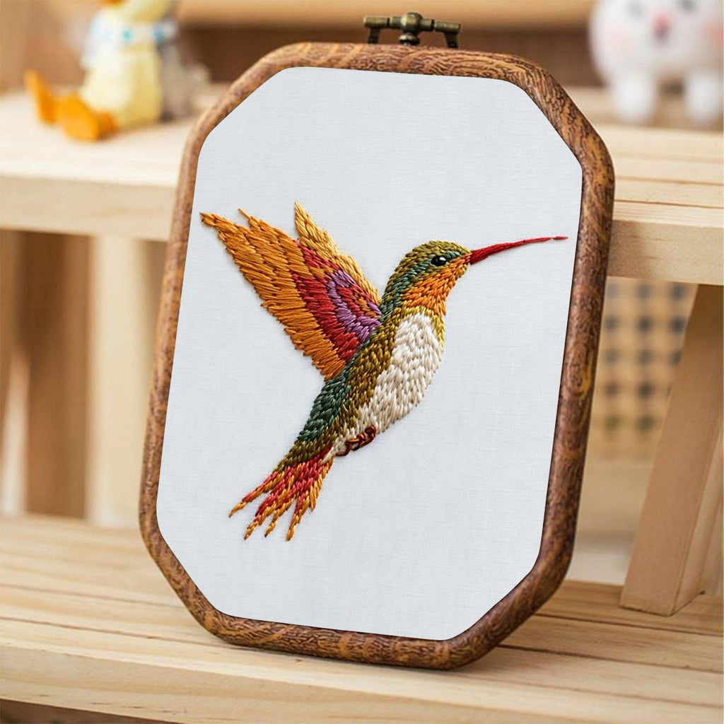 Rubbyoo Embroidery Kit-Vibrant Hummingbird2 - image 3