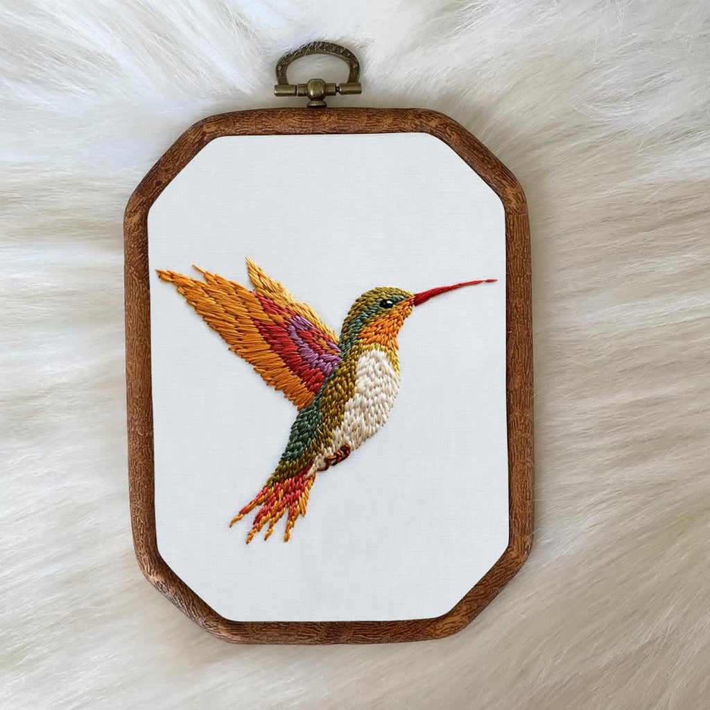 Rubbyoo Embroidery Kit-Vibrant Hummingbird2 - image 7