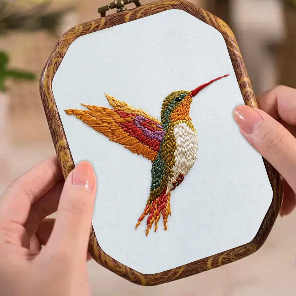 Rubbyoo Embroidery Kit-Vibrant Hummingbird2 - image 4
