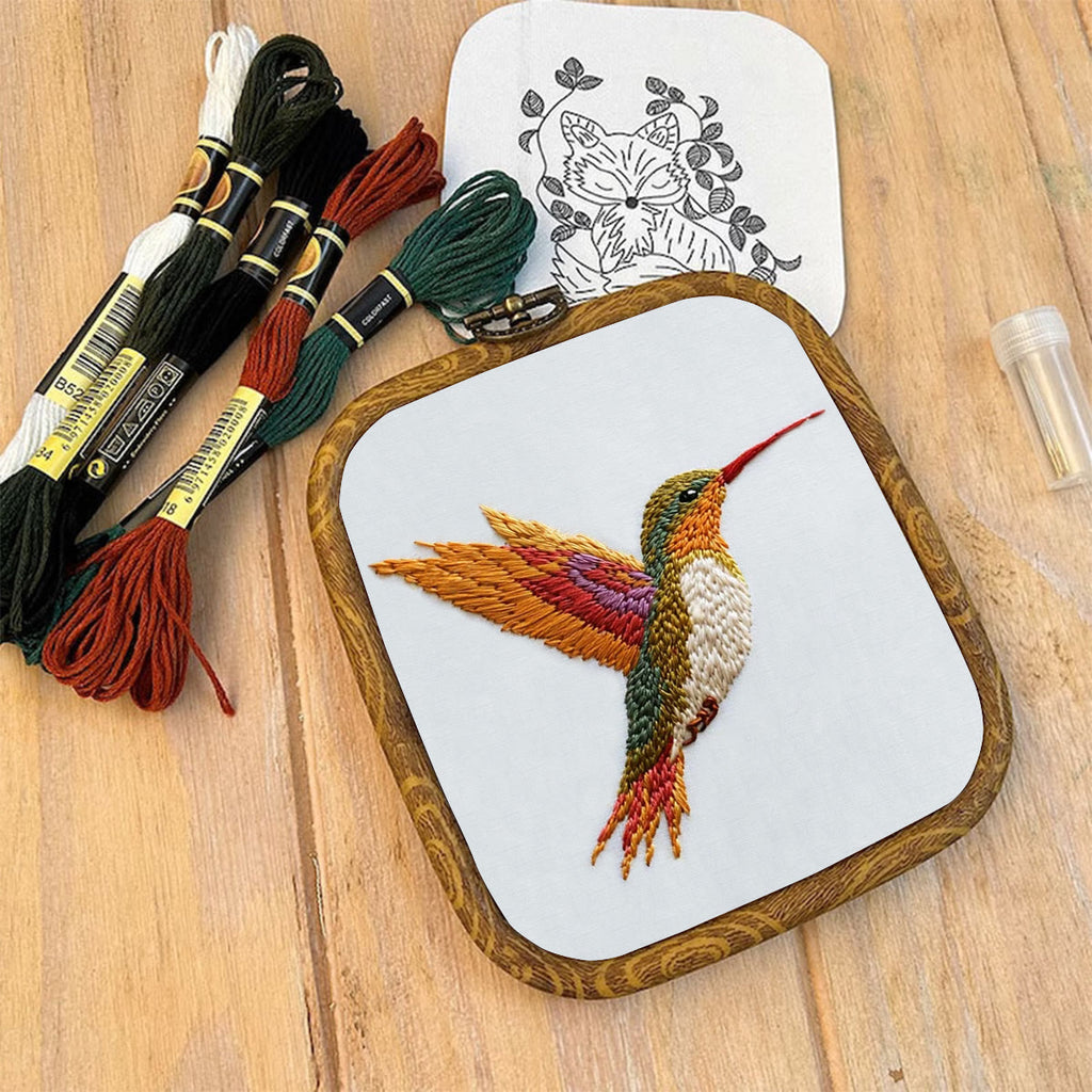 Rubbyoo Embroidery Kit-Vibrant Hummingbird2 - image 9