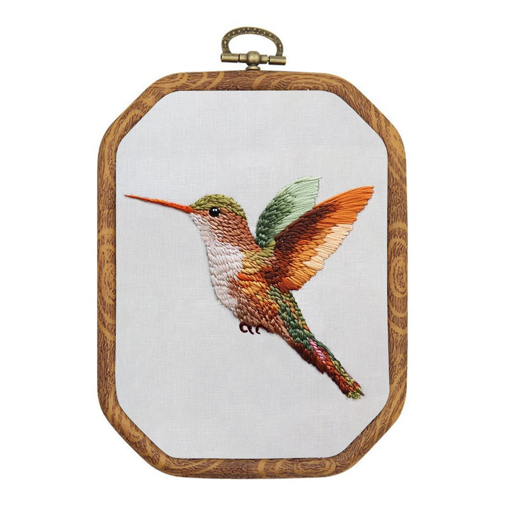 Rubbyoo Embroidery Kit-Vibrant Hummingbird - image 0