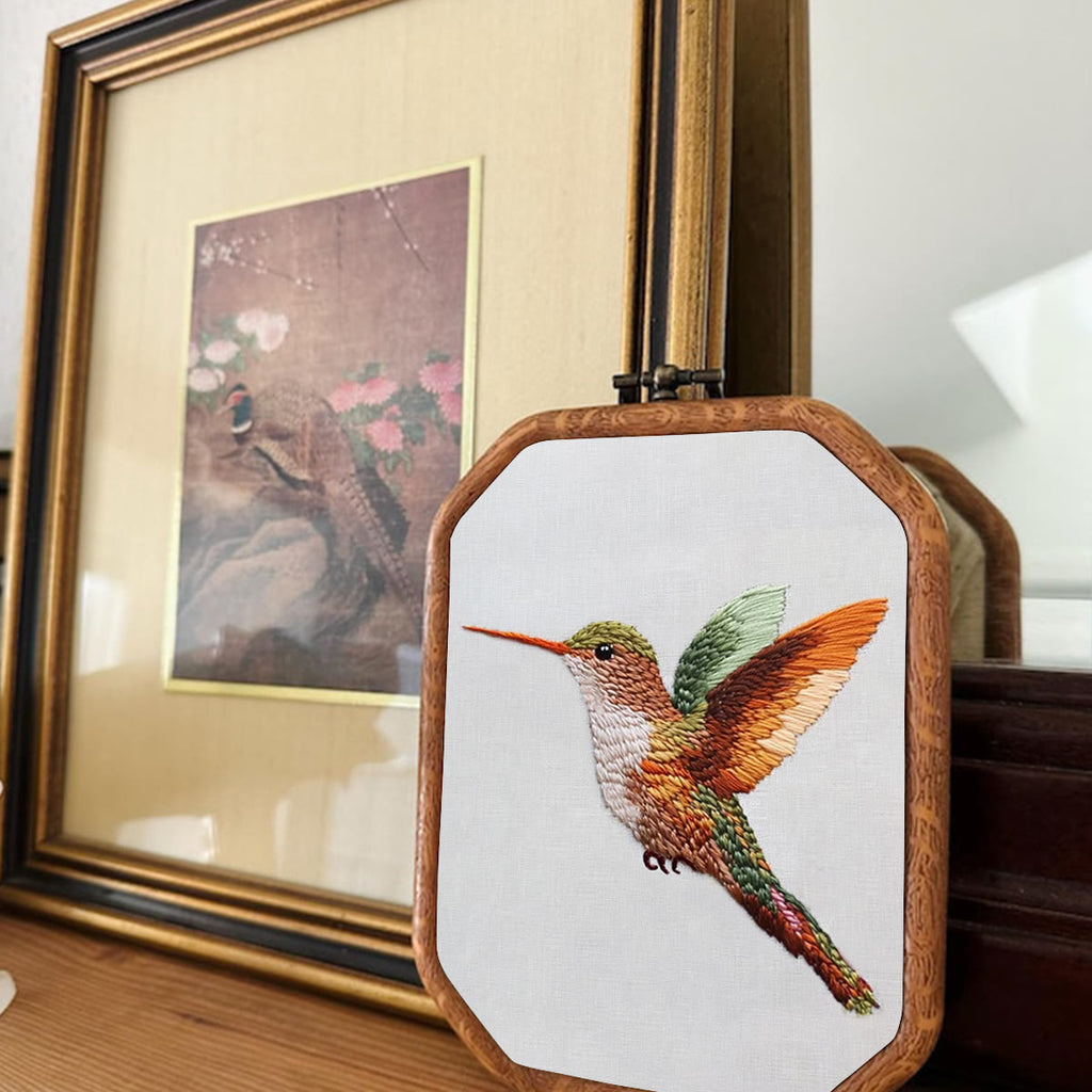 Rubbyoo Embroidery Kit-Vibrant Hummingbird - image 2