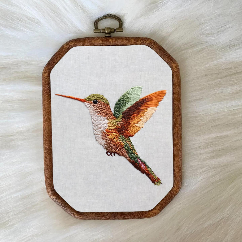 Rubbyoo Embroidery Kit-Vibrant Hummingbird - image 7
