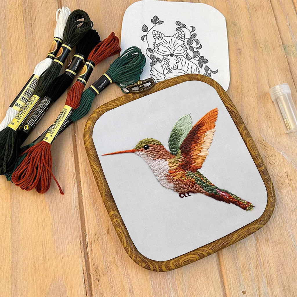 Rubbyoo Embroidery Kit-Vibrant Hummingbird - image 8