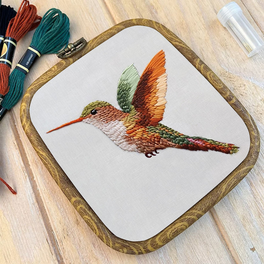 Rubbyoo Embroidery Kit-Vibrant Hummingbird - image 9