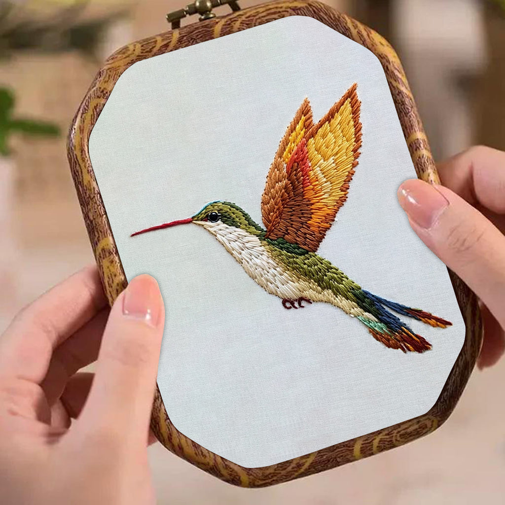 Rubbyoo Embroidery Kit-Flying Hummingbird2 - image 4