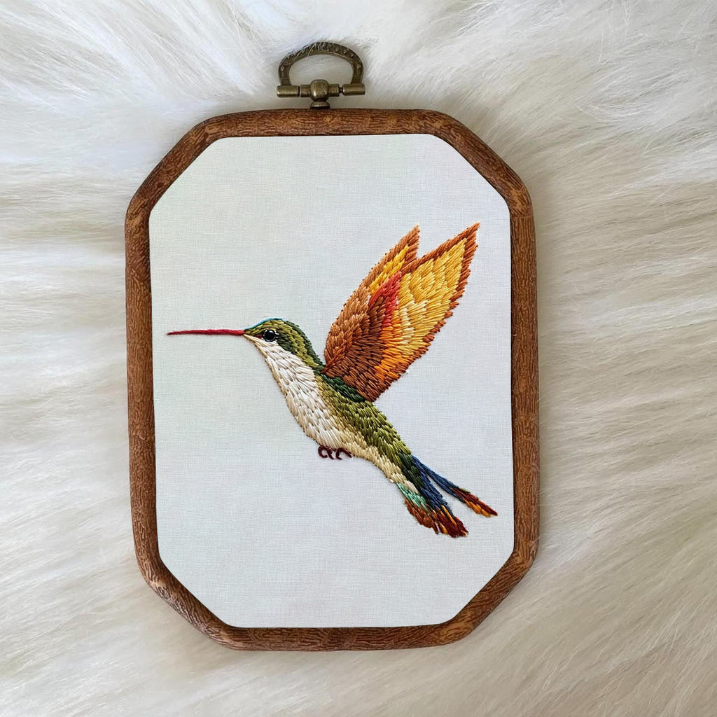 Rubbyoo Embroidery Kit-Flying Hummingbird2 - image 7