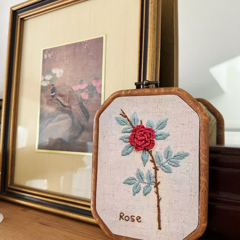 Rubbyoo Embroidery Kit- Rose Flower Needlecraft Kit - image 3