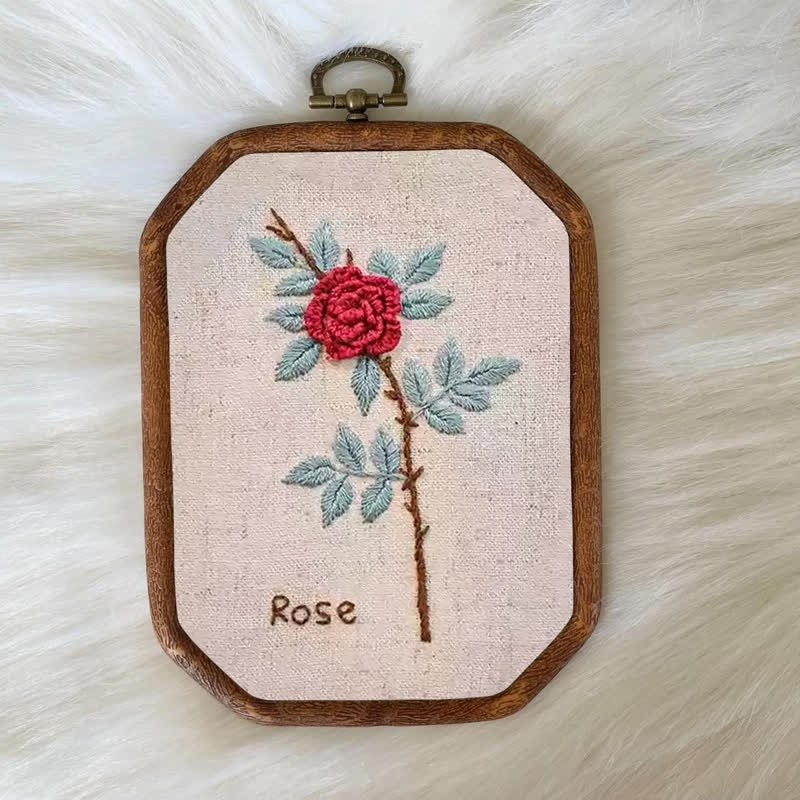 Rubbyoo Embroidery Kit- Rose Flower Needlecraft Kit - image 7