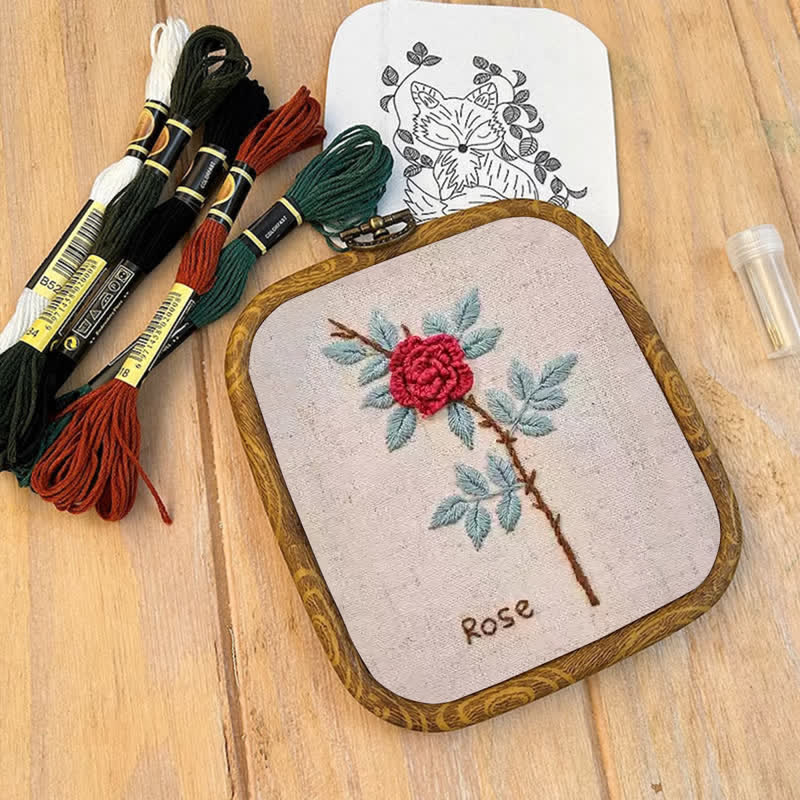 Rubbyoo Embroidery Kit- Rose Flower Needlecraft Kit - image 9
