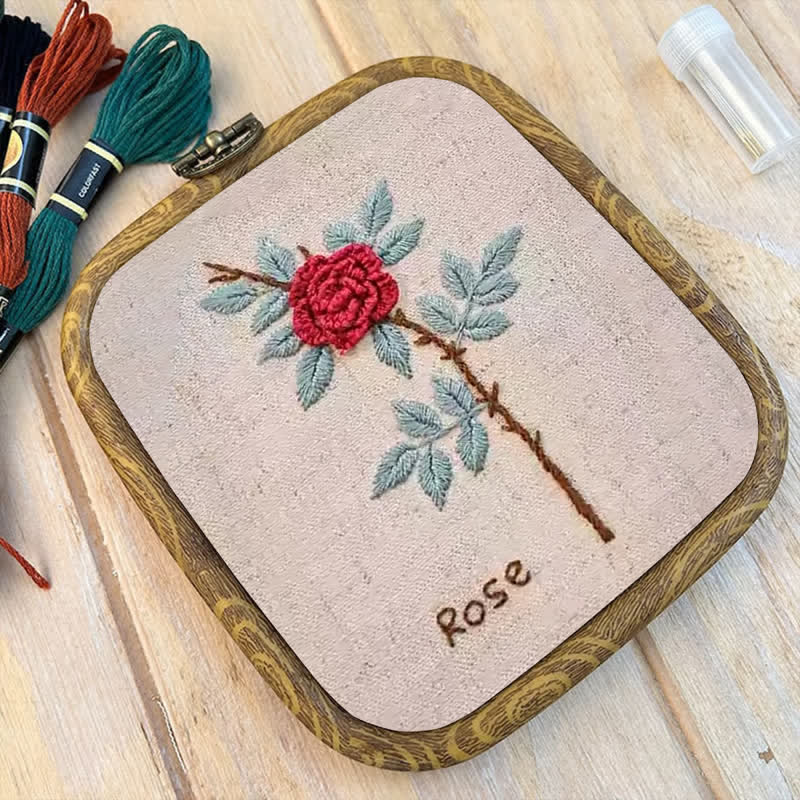 Rubbyoo Embroidery Kit- Rose Flower Needlecraft Kit - image 6