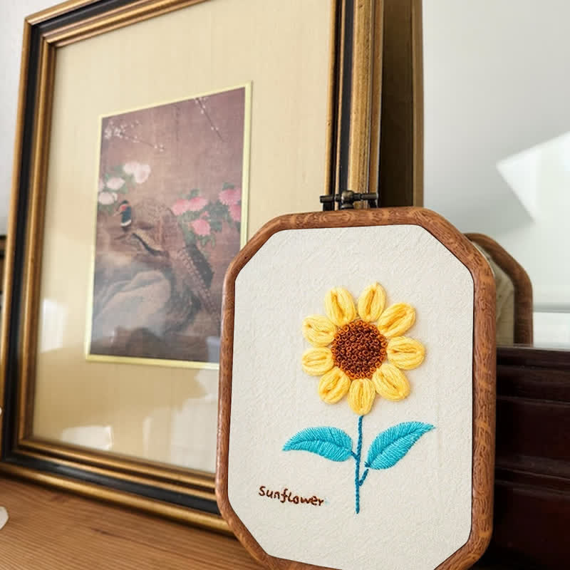 Rubbyoo Embroidery Kit- Sunflower Hand Knitting - image 2