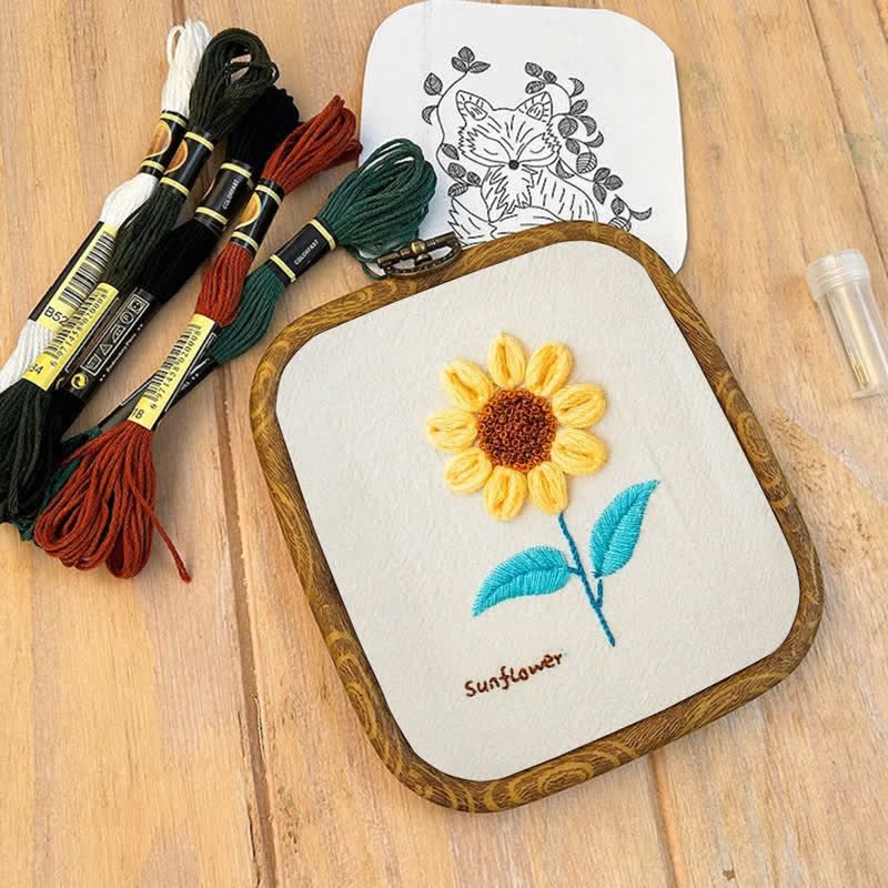 Rubbyoo Embroidery Kit- Sunflower Hand Knitting - image 8
