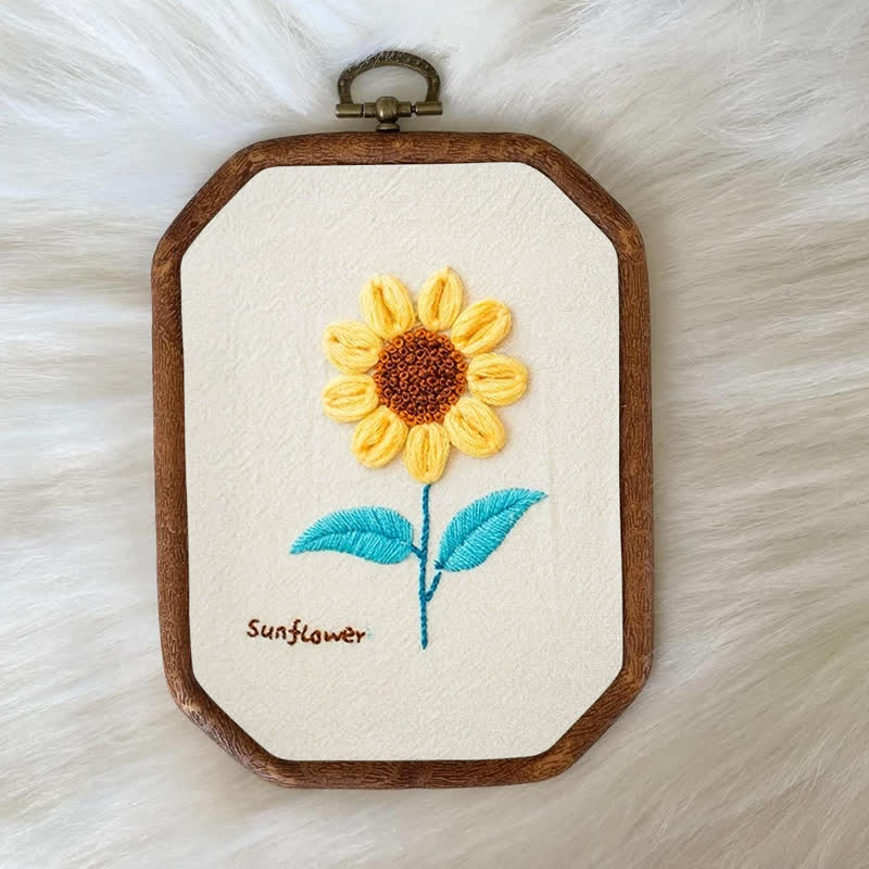 Rubbyoo Embroidery Kit- Sunflower Hand Knitting - image 6