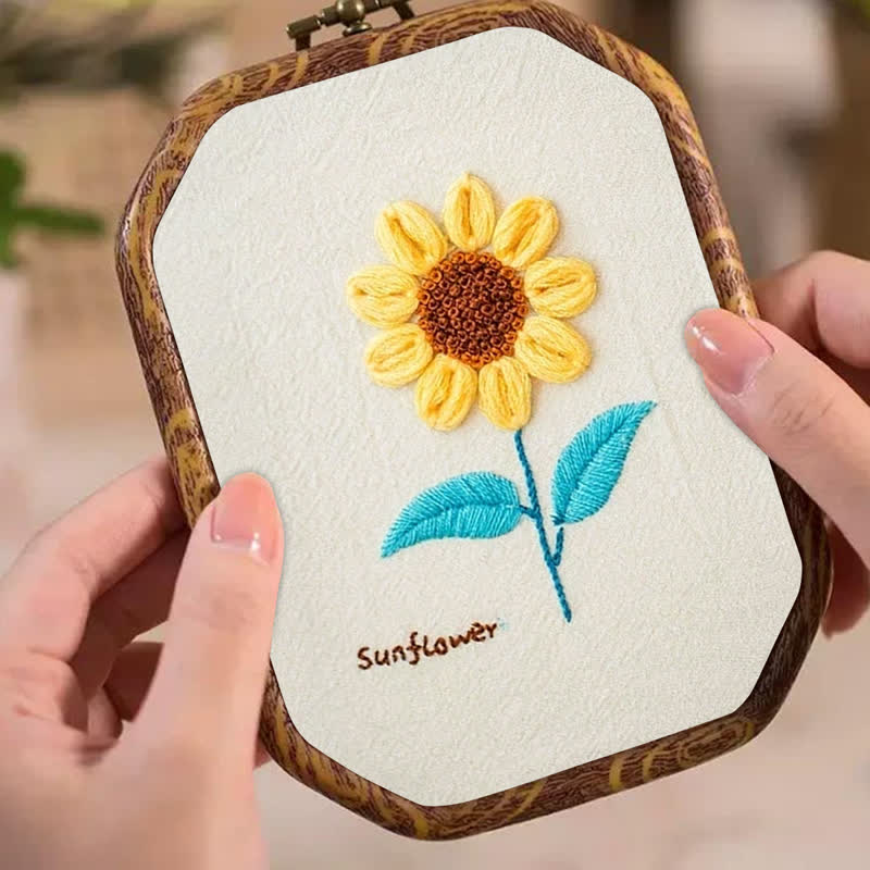 Rubbyoo Embroidery Kit- Sunflower Hand Knitting - image 4