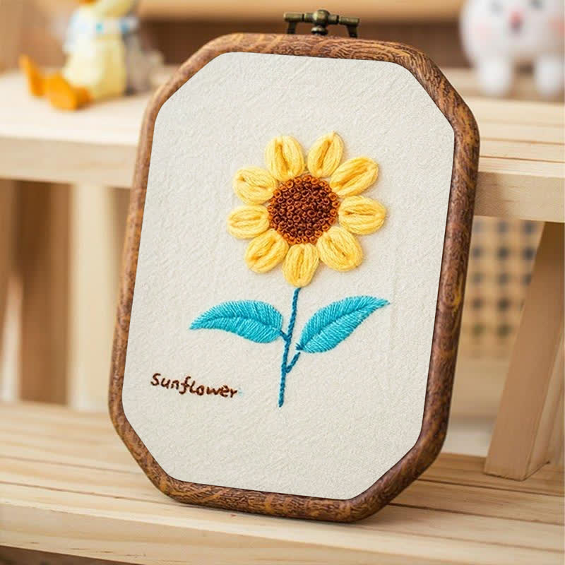 Rubbyoo Embroidery Kit- Sunflower Hand Knitting - image 3
