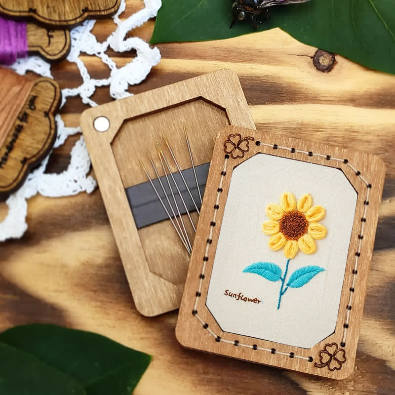 Rubbyoo Embroidery Kit- Sunflower Hand Knitting - image 7