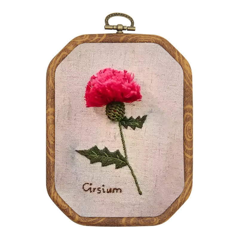 Rubbyoo Embroidery Kit- 3d Cirsium Craft Kit - image 0