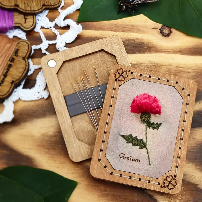 Rubbyoo Embroidery Kit- 3d Cirsium Craft Kit - image 3