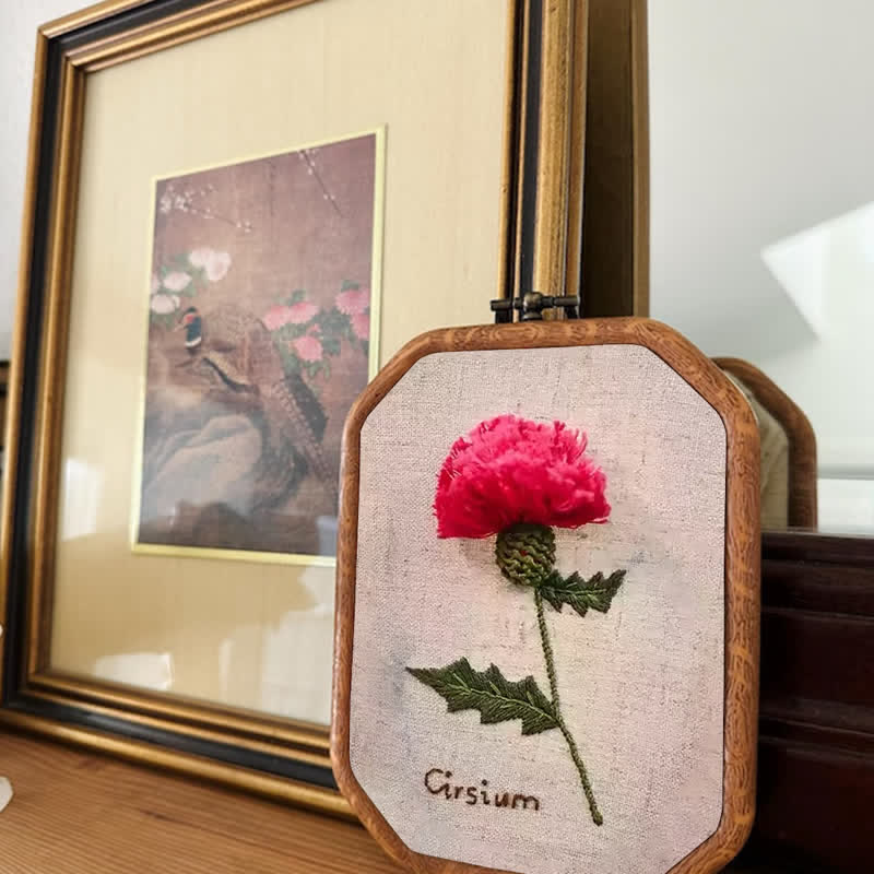 Rubbyoo Embroidery Kit- 3d Cirsium Craft Kit - image 2