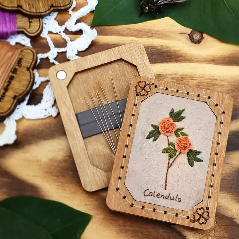 Rubbyoo Embroidery Kit- Flower Garden Calendula Needlecraft Kit - image 5