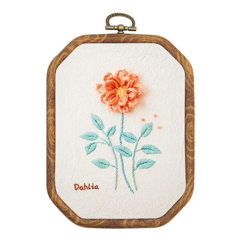 Rubbyoo Embroidery Kit- Dahlia For Beginners Kit - image 0