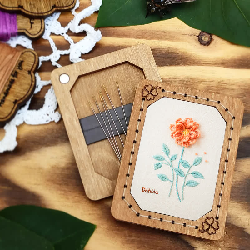 Rubbyoo Embroidery Kit- Dahlia For Beginners Kit - image 7