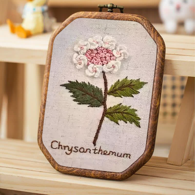 Rubbyoo Embroidery Kit- Chrysanthemum Cross Stitch Diy Kit - image 4