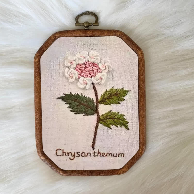 Rubbyoo Embroidery Kit- Chrysanthemum Cross Stitch Diy Kit - image 6