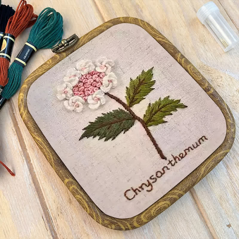Rubbyoo Embroidery Kit- Chrysanthemum Cross Stitch Diy Kit - image 8