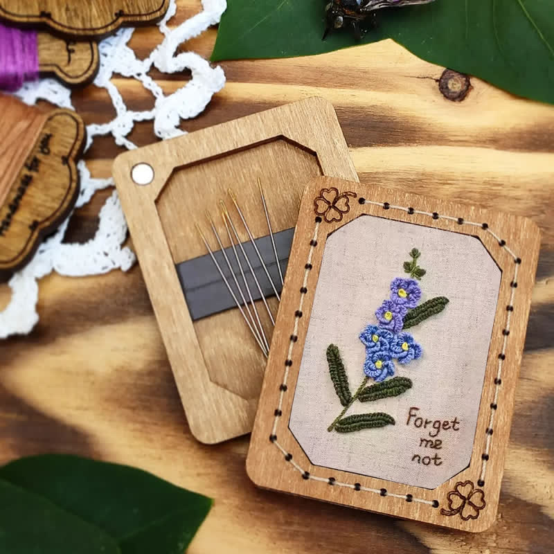 Rubbyoo Embroidery Kit- Forget Me Not Craft Kit - image 7