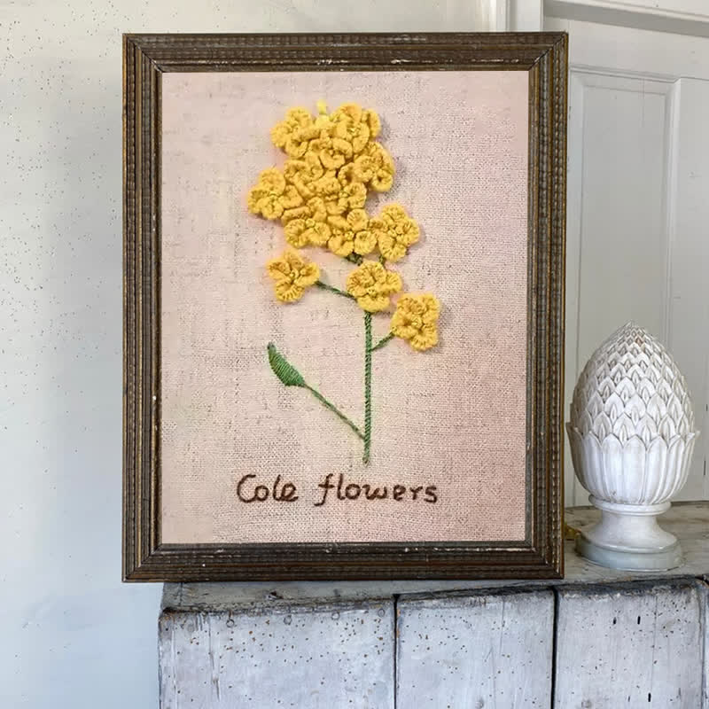 Rubbyoo Embroidery Kit- Cole Flower Garden DIY Craft Kits - image 5