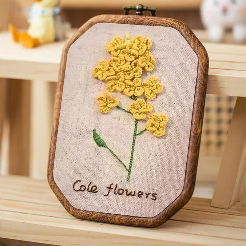 Rubbyoo Embroidery Kit- Cole Flower Garden DIY Craft Kits - image 3