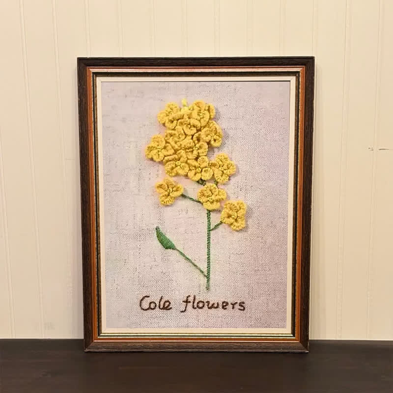 Rubbyoo Embroidery Kit- Cole Flower Garden DIY Craft Kits - image 1