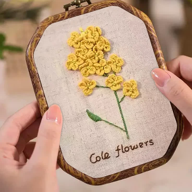 Rubbyoo Embroidery Kit- Cole Flower Garden DIY Craft Kits - image 4