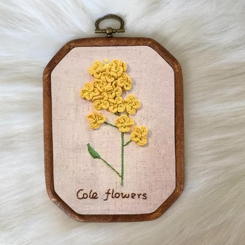 Rubbyoo Embroidery Kit- Cole Flower Garden DIY Craft Kits - image 7